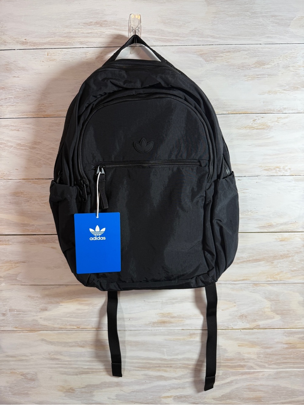 NWT adidas Originals Luna Backpack Black White Unisex One Size OSFA IU7708